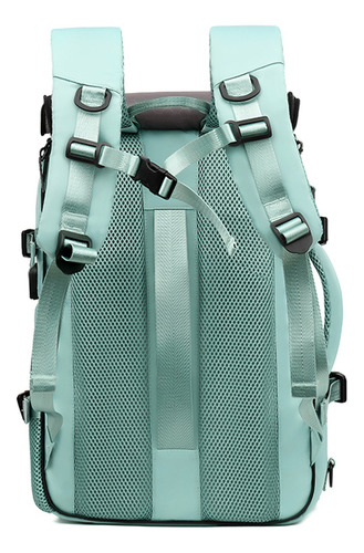Mochila Kolke Hikes Kvm-720 De Viaje Negro - Viral Tiktok Impermeable Antirrobo Notebook Carry On Grande