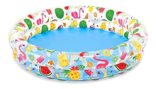 Piscina Inflável redondo Intex Stargaze 59421 Tropical 114L multicolor sacola