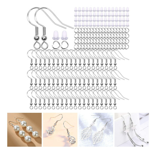 Paquete De 150 Ganchos Para Pendientes, Juego De Anillos De