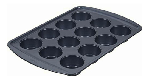 Wilton Molde Antiadherente P/magdalenas Cupcakes Azul Marino