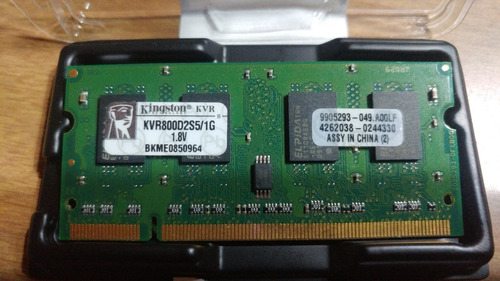 Memoria Sodimm Kingston Ddr2 800mhz 1gb Kvr800d2s5/1g