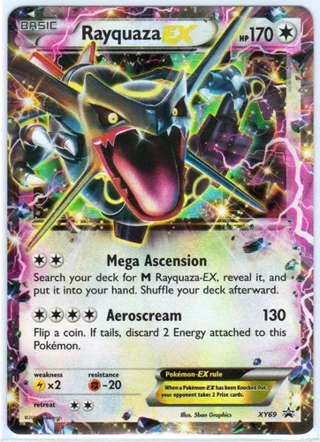 Rayquaza shiny carta pokemon