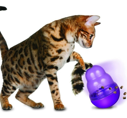 Juguete Kong Wobbler Cat Dispensador De Alimento Para Gatos