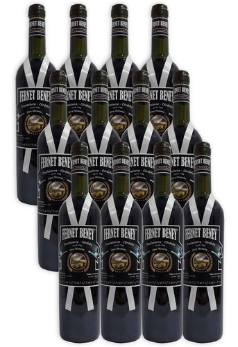 Beney Fernet Natural Doble Concentrado Sin Tacc X12u 750ml