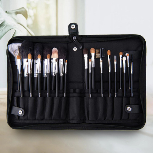 Estuche Para Brochas Plegable Con Cierre De Viaje (vacĂo)