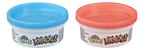 Play Doh, Slime Krackle, Set 2, Color: Naranja Y Azul