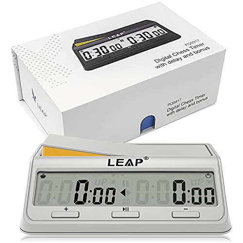 Leap Reloj De Ajedrez Digital Chess Timer Avanzado D559o