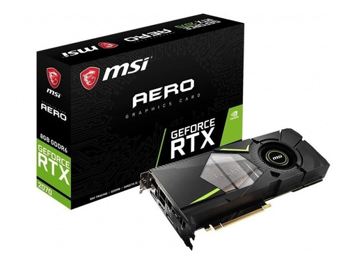 Placa de video Nvidia MSI  Aero GeForce RTX 20 Series RTX 2070 GEFORCE RTX 2070 AERO 8G 8GB