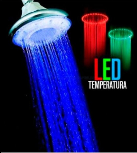 Ducha Rgb, Ilumina El Agua De Colores/ No Usa Electricidad