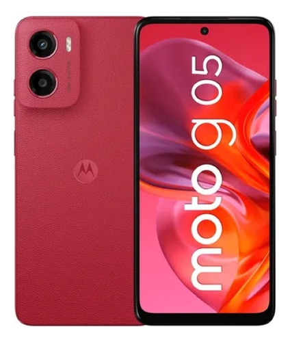 Celular Motorola G05 64gb 4gb Ram Android 50mpx Rojo Rojo