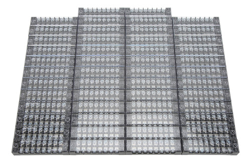 Bloque De Terminales De Doble Fila, 50 Unidades, Tb1508l, 15