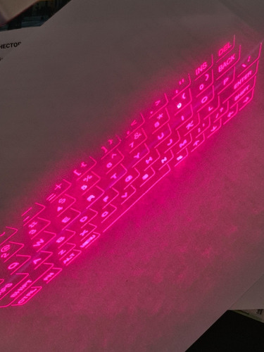 Imagen 4 de 4 de Teclado Bluetooth Laser