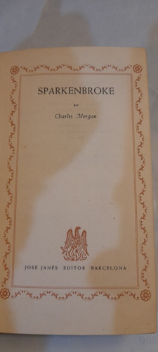 Sparkenbroke De Charles Morgan (usado)