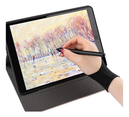 Luvas De Desenho Digital Navor Luvas Pretas De Artista