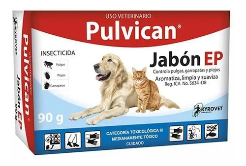 Jabón Para Mascotas Pulvican Ep