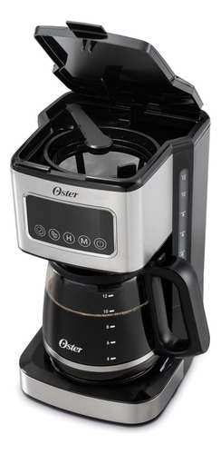 Cafetera De Goteo Programable 12tz Táctil 800w Oster 2196292 Plateado