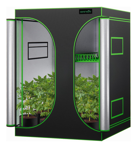 Serenelife Tienda De Cultivo Hidroponico Ligera, Jardin De 3