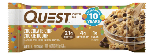 Quest Nutrition - Masa De Galletas Con Chispas De Chocolate,