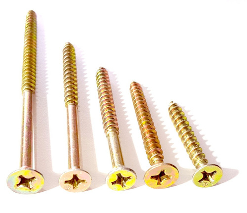 Tornillos Autoperforante 5 X 45 Mm 100 Unid Para Madera Fix