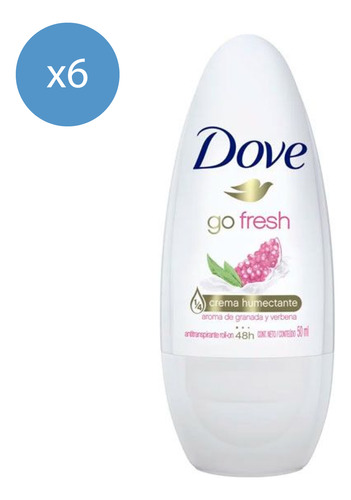 Pack Antitranspirante Dove Roll On Grana Verbena 50 Ml