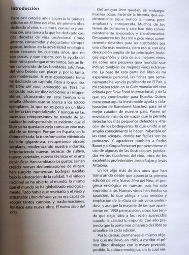 El Nuevo Libro Del Vino - Carlos Delgado - Alianza Editorial (Usado)