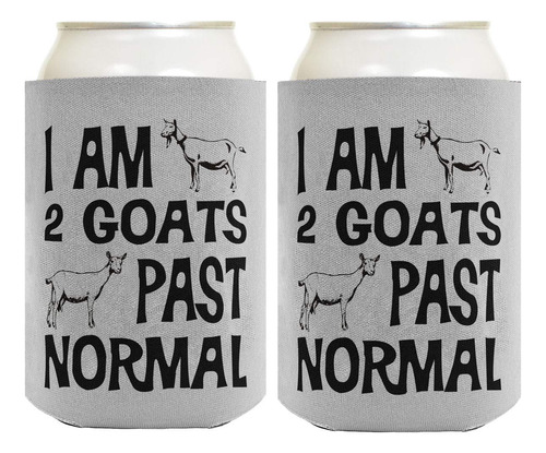 Goat Lady Gifts I Am 2 Goats Pasado Normal Farmer Lata Multi