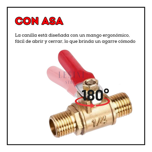 Repuesto Canilla Para Compresor 1/4