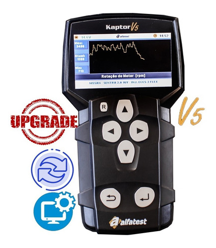 Upgrade Kaptor V5x  Auto + Ativação Can Fd  Alfatest 