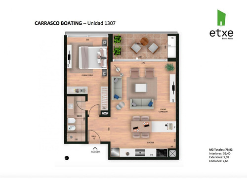Apartamento En Venta De 1 Dormitorio En Ciudad De La Costa