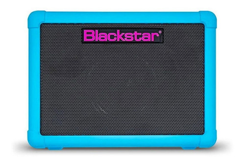 Amplificador Blackstar Fly 3 Neon Blue Guitarra Eléctrica Color Celeste