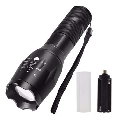 Linterna Led Cree Xml-t6 2000 Lumenes Recargable Color De La