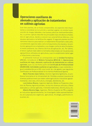 Abonado Y Aplicación Tratamientos En Cultivos Agrícolas