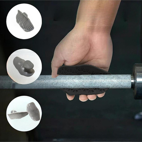 2 Piezas De Gimnasio Levantamiento De Pesas Palma Palm Negro