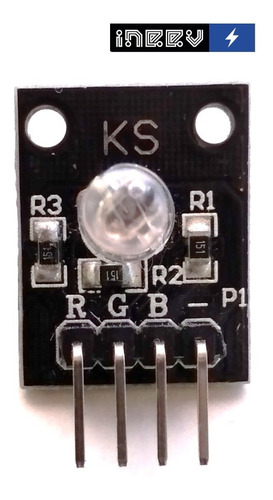 Modulo Led Rgb 5mm Alto Brillo 4 Pines 5v Arduino