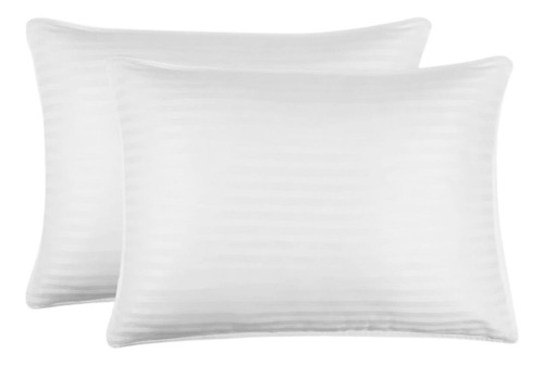 Almohadas 50x90 Cm Set 2 Unidades Firme Antiacaros 3angeli Color Blanco