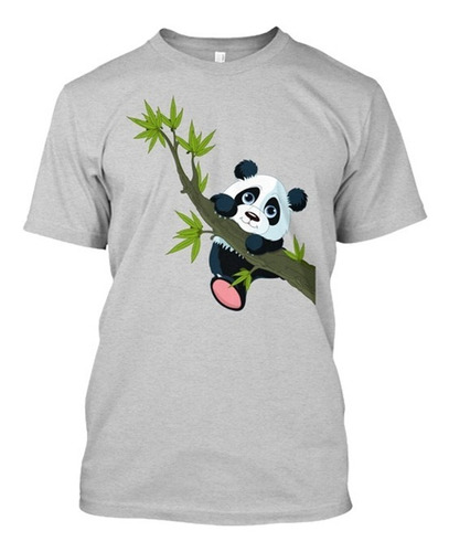 Playera Camiseta Panda Arbol Chino Japones Kawaii Moda