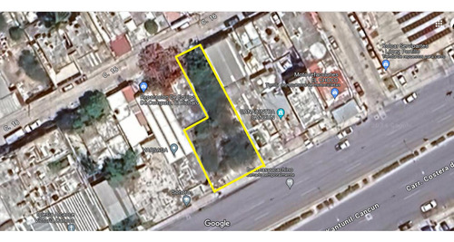 Terreno En Venta, 458 M2, Frente Boulevard. J. López Portillo, Sm 94, Cancún