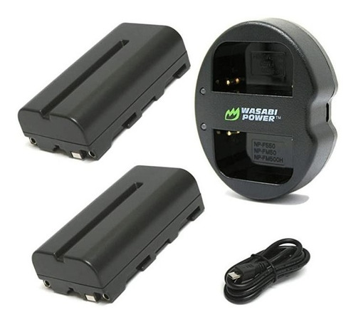         Wasabi Power Battery (2 Unidades) Y Cargador Usb Du.
