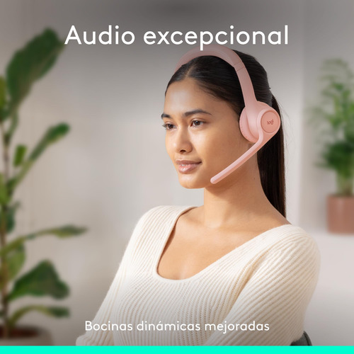 Auriculares Logitech Zone 300 Bluetooth Micrófono Cancelació
