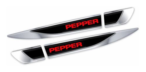 Par Aplique Lateral Volkswagen Up Pepper Resinado Res51