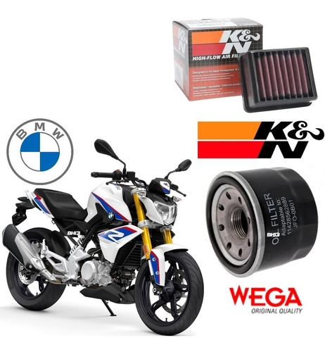 Kit Filtro De Óleo Wega Bmw G 310 R Bm3117 Jfo0b01