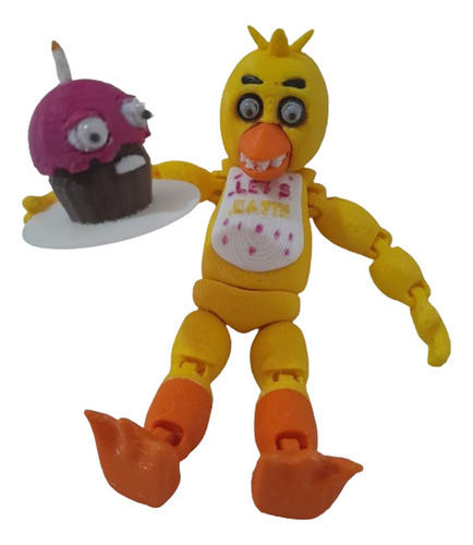 Figura De Ação Bonecos Freddy's Fnaf Articulado - Chica