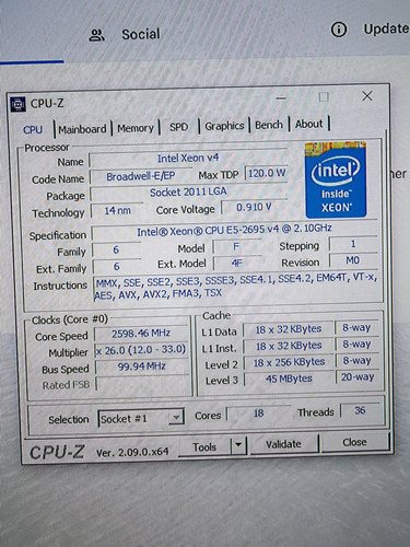 Workstation Xeon 18cores, 196 Gb Ram, 12 Tb - Rtx 2080 Ti (Usado)