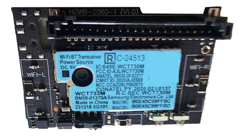 Boton Con Sensor Y Wifi Para Samsung Un50cu7000f