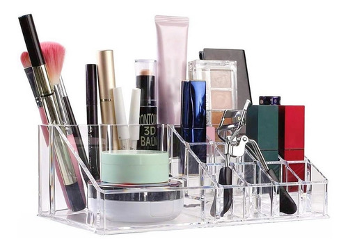 Imagen 2 de 9 de Organizador De Labiales Maquillajes Acrílico Porta Cosmetico