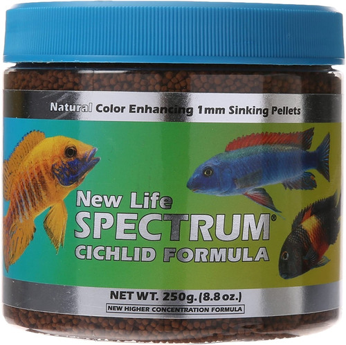Ração New Life Spectrum Cichlid 150g Regular Pellets 1-1,5mm