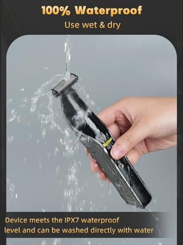 3 In 1 Electric Beard Trimmer For Men,wet/dry Body Shaver Gr