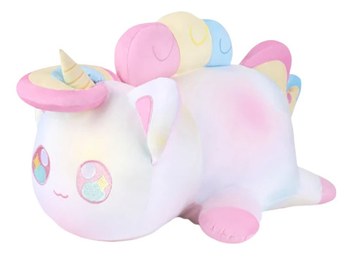 Lindor Unicornio Gato Almohada Peluche Muñeca De Muñeca