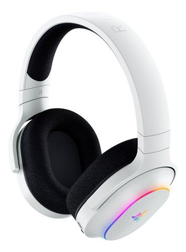 Fones de ouvido brancos multiplataforma para jogos Razer Barracuda X Chroma
