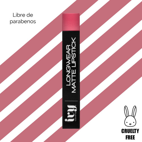 Labial Longwear Matte Lipstick Ivy Super Model